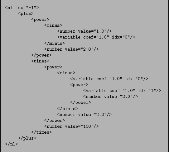 \begin{figure}\centering
\small {\obeyspaces\let =\
\fbox{\tt\begin{tabular}{@{...
...t]
</plus>\\ [0pt]
</nl>\\ [0pt]
\end{tabular} }} \medskip\\ [0pt]
\end{figure}